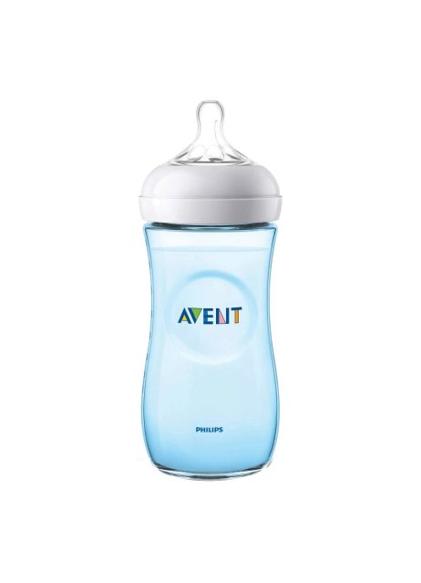 AVENT BIB NAT PP AZZ 330ML