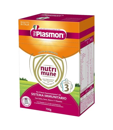 PLASMON NUTRIMUNE LTT ST3 700G