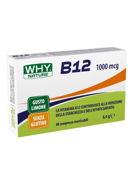 WHYNATURE B12 1000MCG 80CPR