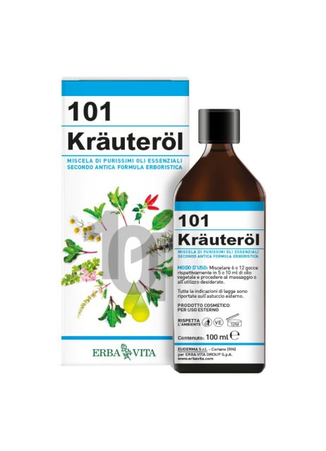 Krauterol 101 100 ml - Miscela di Oli Essenziali Purissimi per Massaggi o Aromaterapia