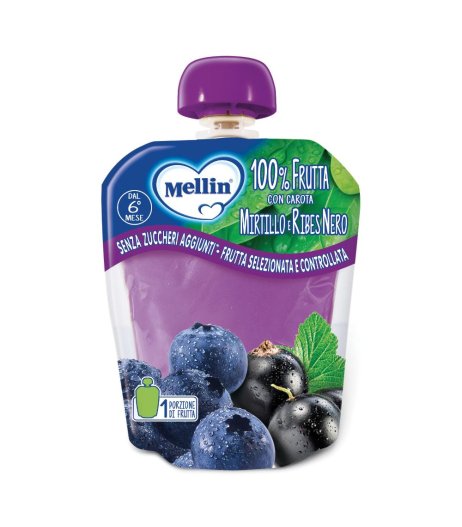 MELLIN POUCH MIRTILLO/RIBES90G