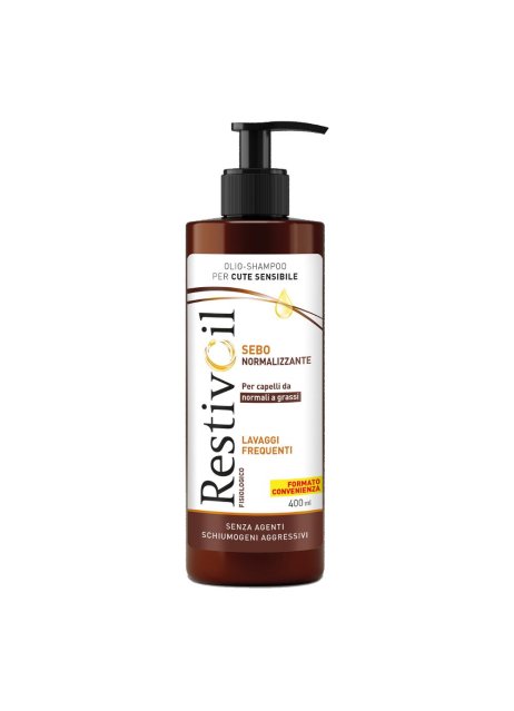 Restivoil Olio Shampoo Fisiologico Sebonormalizzante 400ml