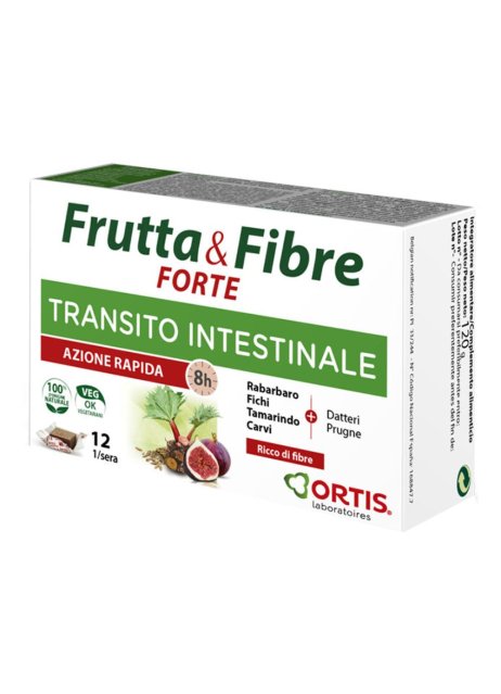 FRUTTA & FIBRE FORTE 12CUBETTI