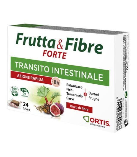 FRUTTA & FIBRE FORTE 24CUBETTI
