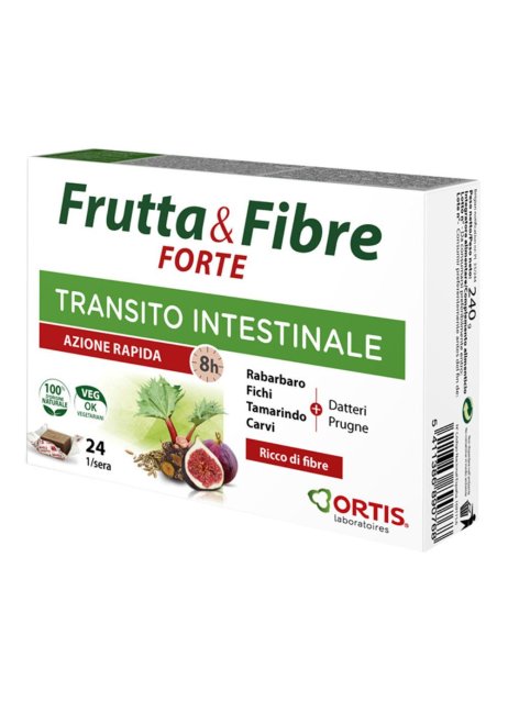 FRUTTA & FIBRE FORTE 24CUBETTI