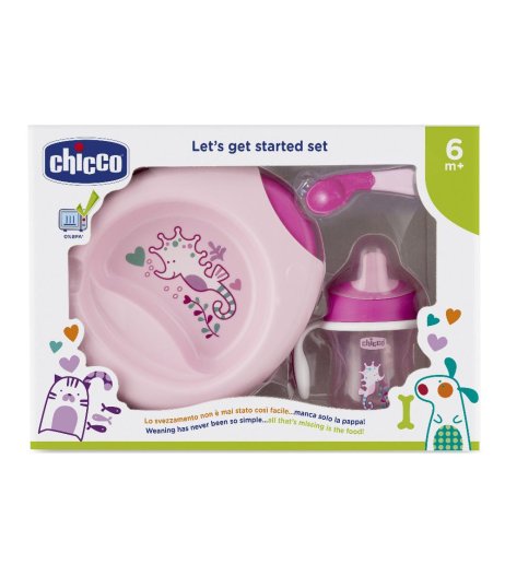 CH SET PAPPA 6M+ ROSA C/CUCCH