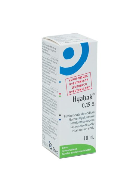 HYABAK 0,15% SOL OFTALM 10ML