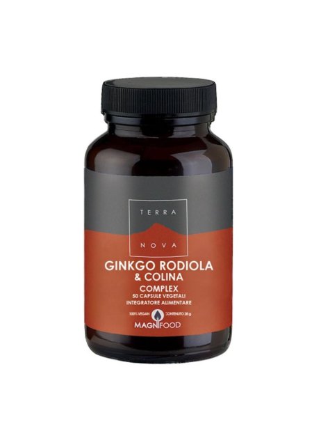 GINKGO RODIOLA COLINA 50CPS VE