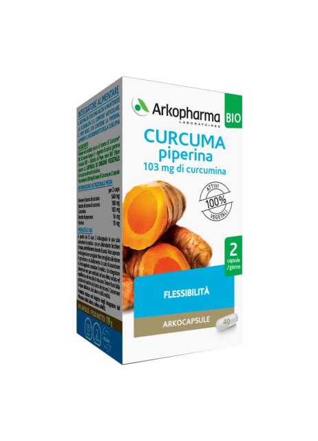 ARKOCAPSULE CURCUM+PIP BIO 40CPS