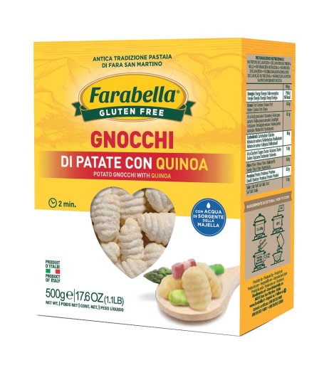 FARABELLA Gnocc.Pat Quinoa500g