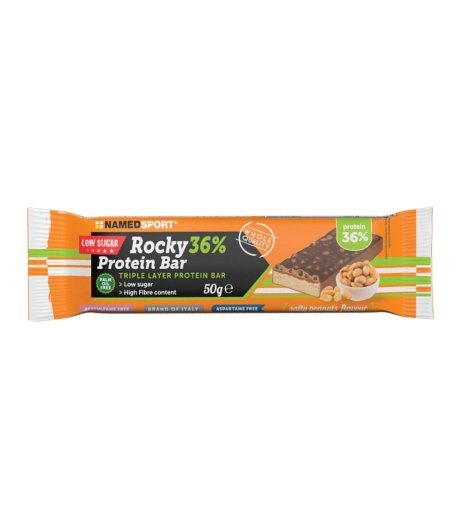 ROCKY 36% PROT BAR PEANUT 50G