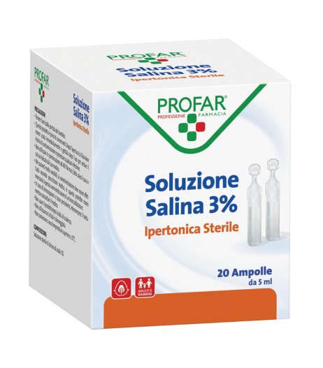 PROFAR SOLUZ IPERT 3% 5ML 20PZ