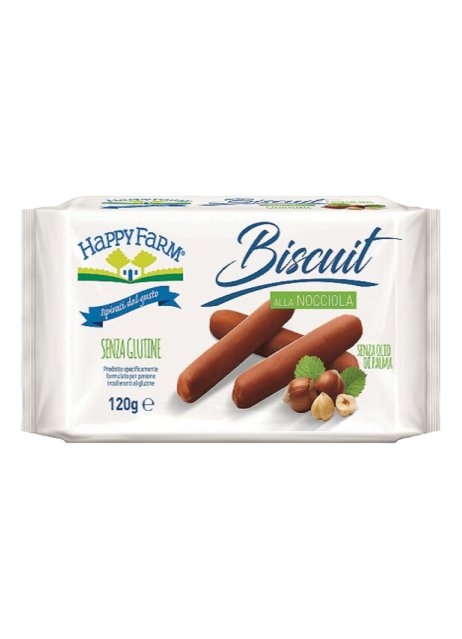 HAPPY FARM BISC NOCCIOLA 120G