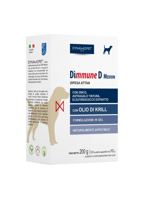 DIMMUNE D MEDIUM CANI 20 BUSTI