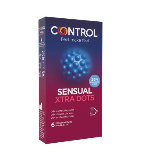 CONTROL SENSUAL XTRA DOTS 6PZ