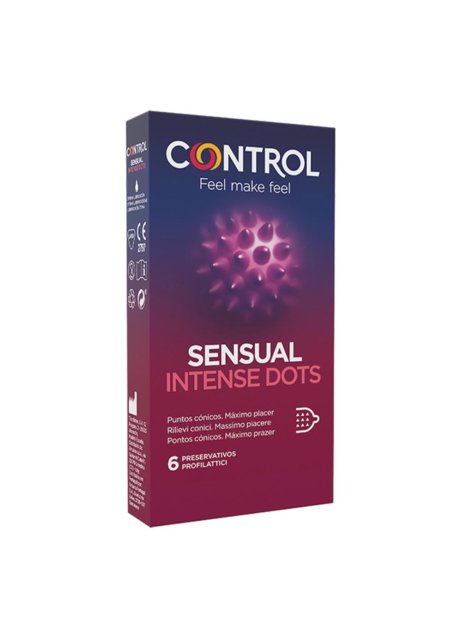 CONTROL*Sensual Inten.Dots 6pz