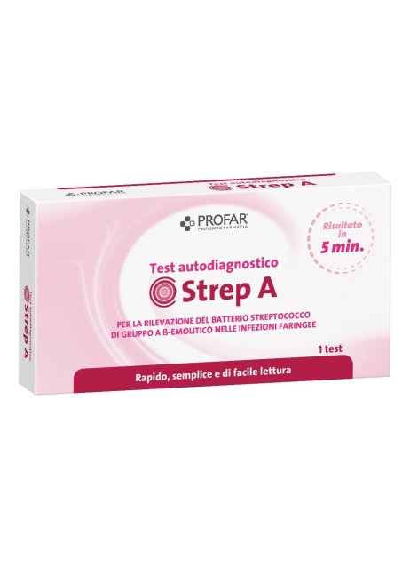 PROFAR TEST STREPTOCOCCO 1PZ