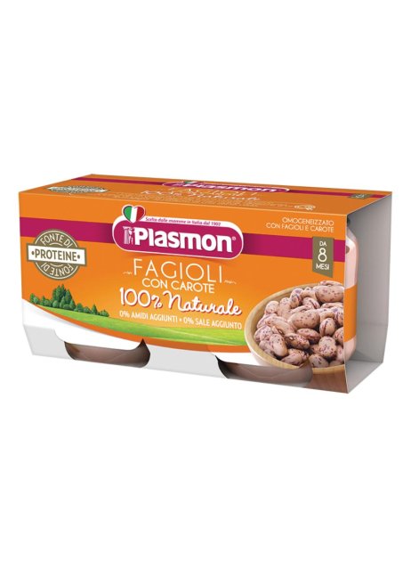 PLASMON OMOG FAGIOLI BORL2X80G