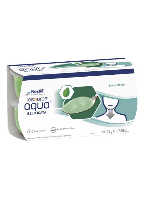 RESOURCE AQUA+MINT CUP6 4X125G