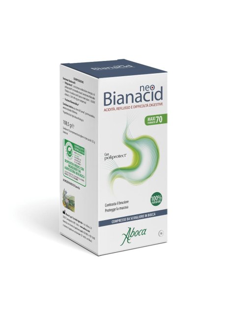 NeoBianacid 70 compresse masticabili - Contro Acidità e Reflusso