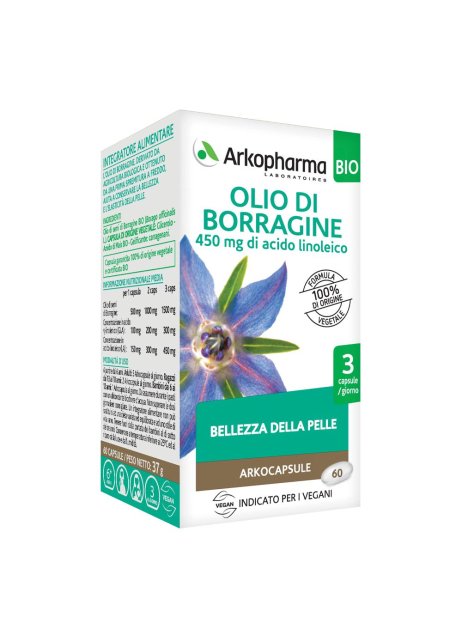 ARKOCAPSULE OLIO BORRAG 60CP BIO