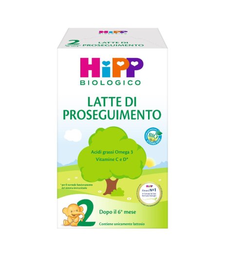 HIPP LATTE 2 PROSEG POLV 600G