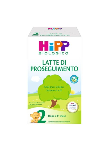 HIPP LATTE 2 PROSEG POLV 600G