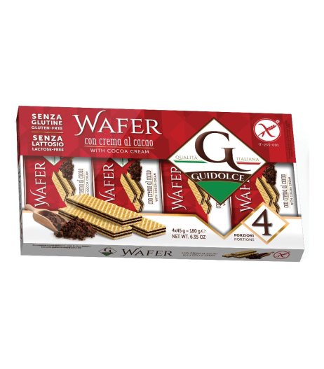 WAFER GUSTO CACAO 4X45G