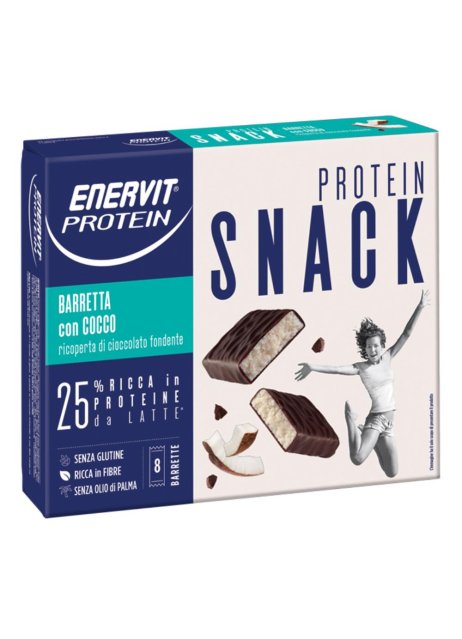 ENERVIT PROTEIN SNACK COCC8BAR