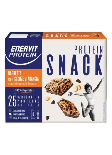 ENERVIT PROTEIN SNACK SCZ 8BAR