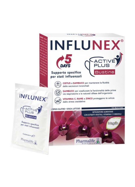 INFLUNEX ACTIVE PLUS 10BUST