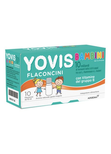 Yovis Bambini 10 flaconcini - Integratore di Fermenti lattici per Bambini 