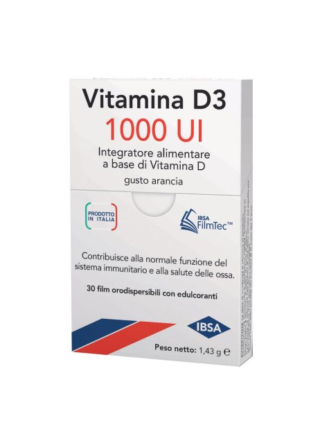 Vitamina D3 Ibsa 1000ui 30film