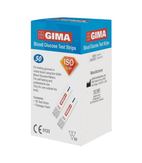 GIMA Strisce Glicemia 50pz