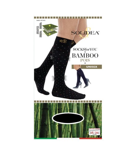 SOCKS FY Bamboo Pois Blu 1-S