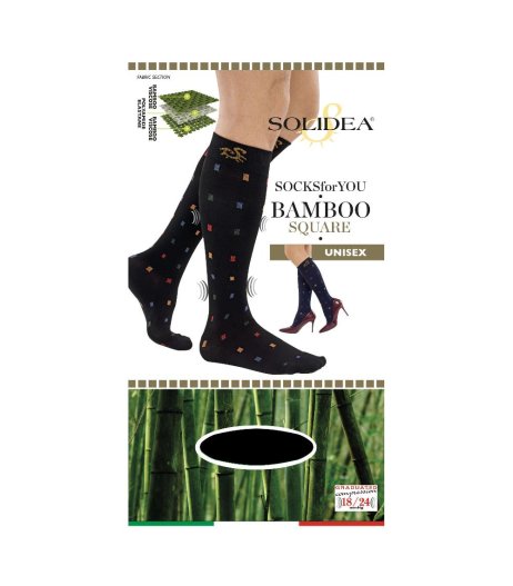 SOCKS FY Bamboo Square Blu3-L