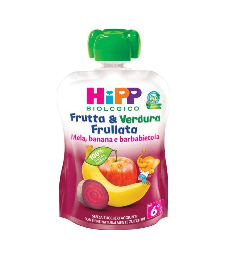 HIPP BIO FRUT&VERD MEL/BAN/BAR