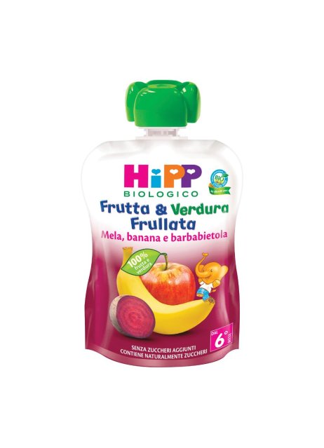 HIPP BIO FRUT&VERD MEL/BAN/BAR