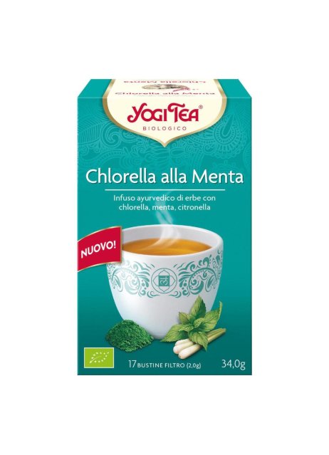 YOGI TEA CHLORELLA MENTA 34G