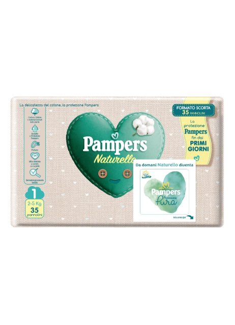 PAMPERS NATURELLO NEWBORN 35PZ