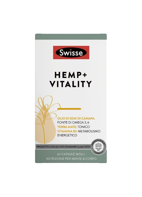 Swisse Hemp+ Vitality 60cps