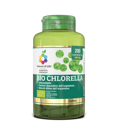 BIO CHLORELLA 200CPR COLOURS