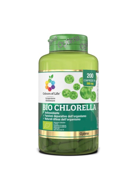 BIO CHLORELLA 200CPR COLOURS