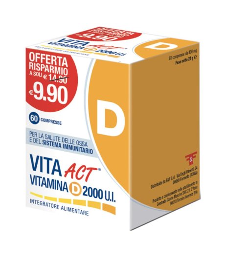 VITA ACT VIT D 2000 UI 60CPR