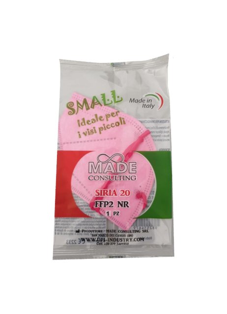 MASCHERINA FFP2 ROSA SMALL 1P IT