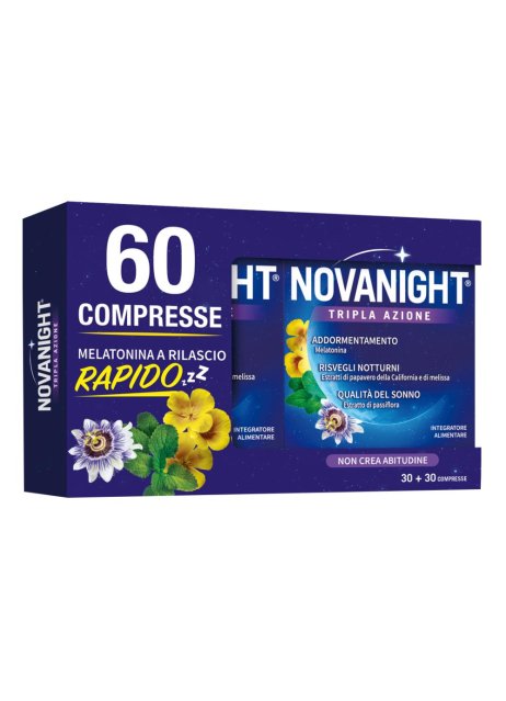 Novanight Tripla Azione Sonno Rigenerante 60 compresse