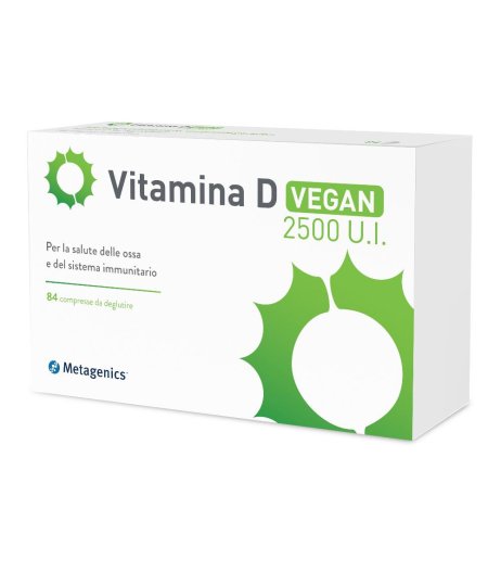 VITAMINA D 2500 IU VEGAN 84CPR