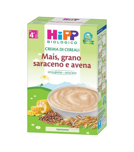 HIPP BIO CREMA MAIS/GRANO/AVEN