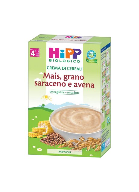 HIPP BIO CREMA MAIS/GRANO/AVEN