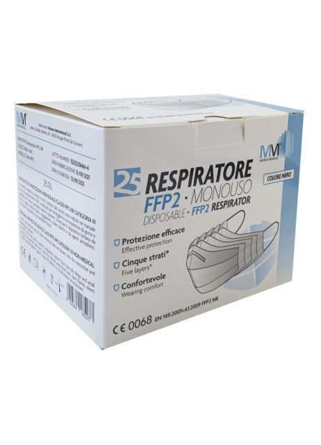 MUNUSMED Resp.FFP2 Nera 25pz